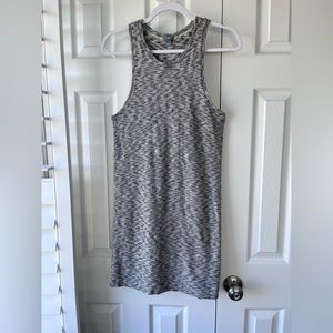 Aerie Womens T Shirt Dress Mini Space Dye Racerback Sleeveless Knit • Small P
